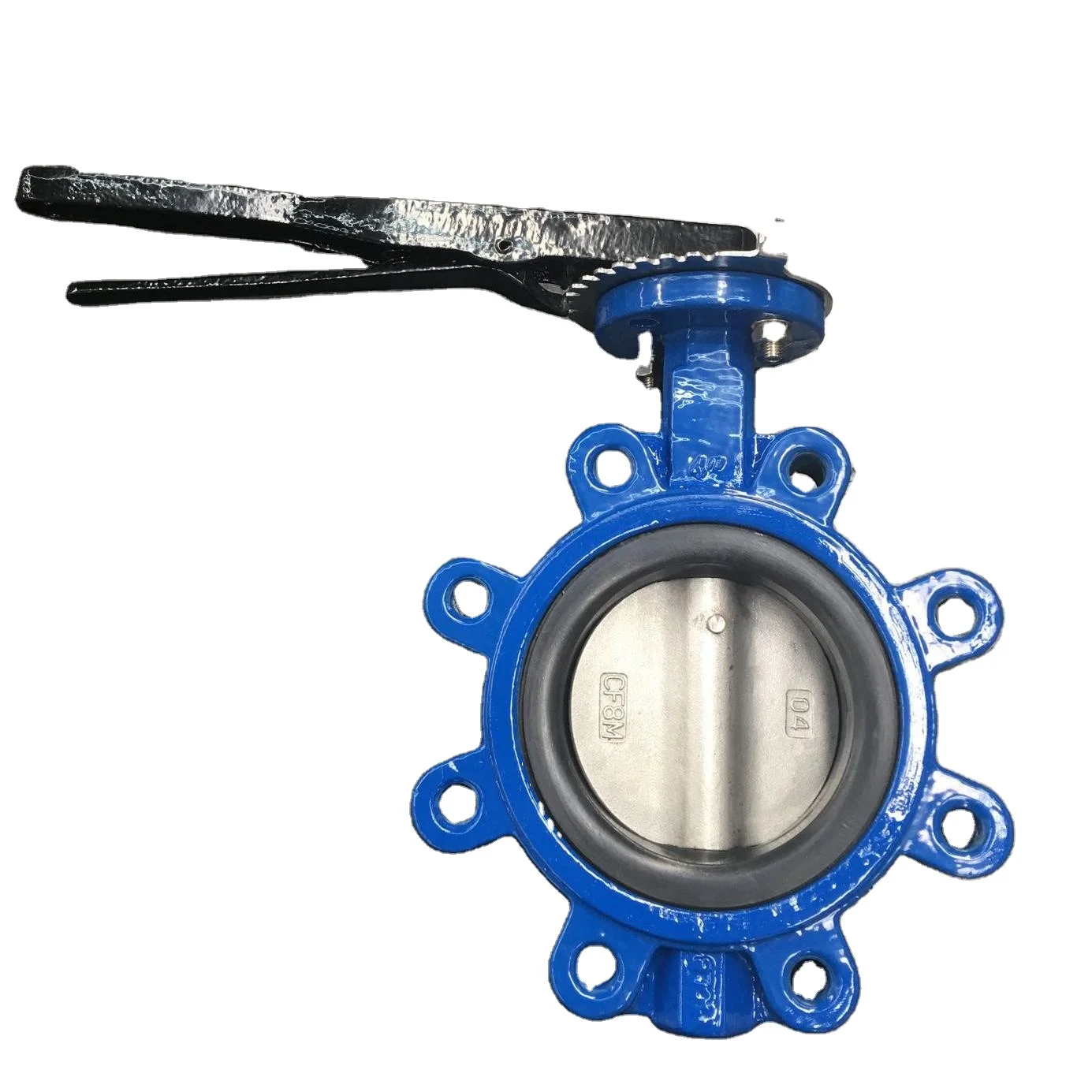 KEFA Ductile Iron PN10 DN125mm5in EPDM lever manual pneumatic electric motorized hydraulic actuator sanitary lug butterfly valve