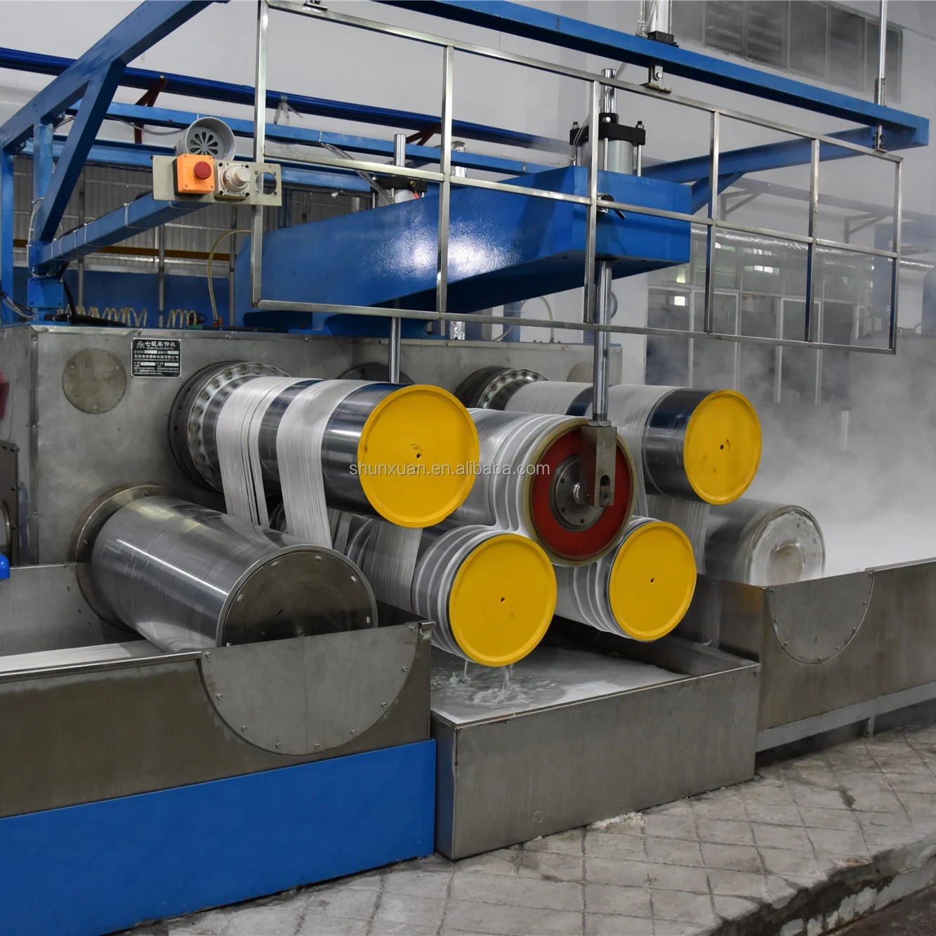 Polyester Staple Fiber Production Machine/PET Bottle Flake recycling machine