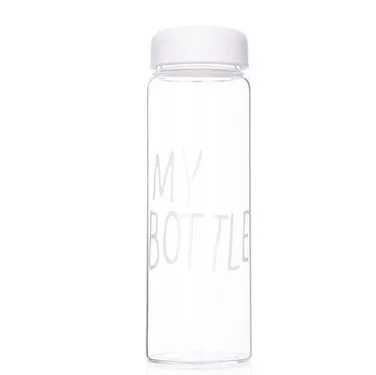 
Fashion Eco Friendly Portable Clear My Bottle Sport Plastic Glass Fruit Juice Water bottle 