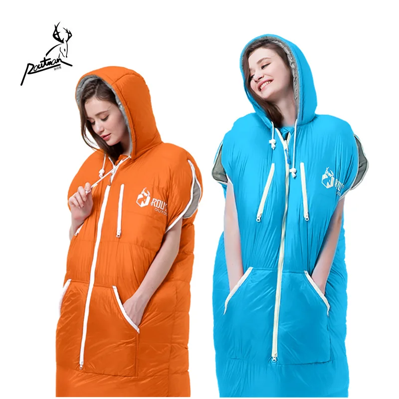 
RS-403 ROUTMAN Hot Selling Wearable Human Shaped Sleeping Bag for Outdoor Camping 