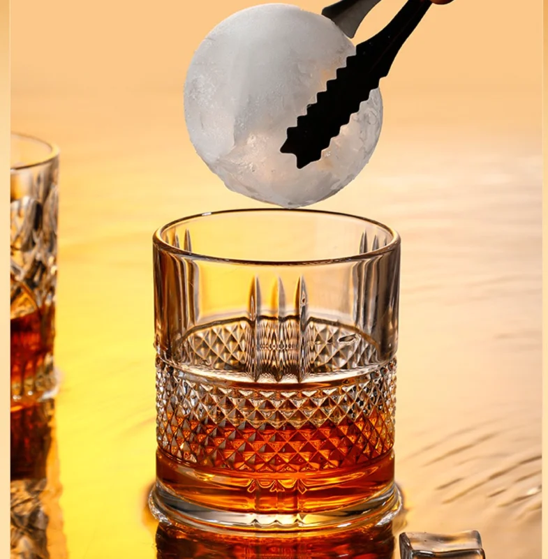 Оптовая продажа стеклянной посуды на заказ OEM 300 мл Хрустальная Алмазная чашка для виски