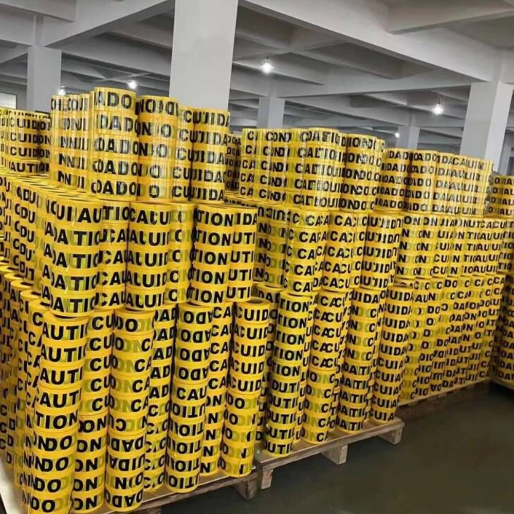 Non adhesive PE caution tape safety marker warning tape barrier belt