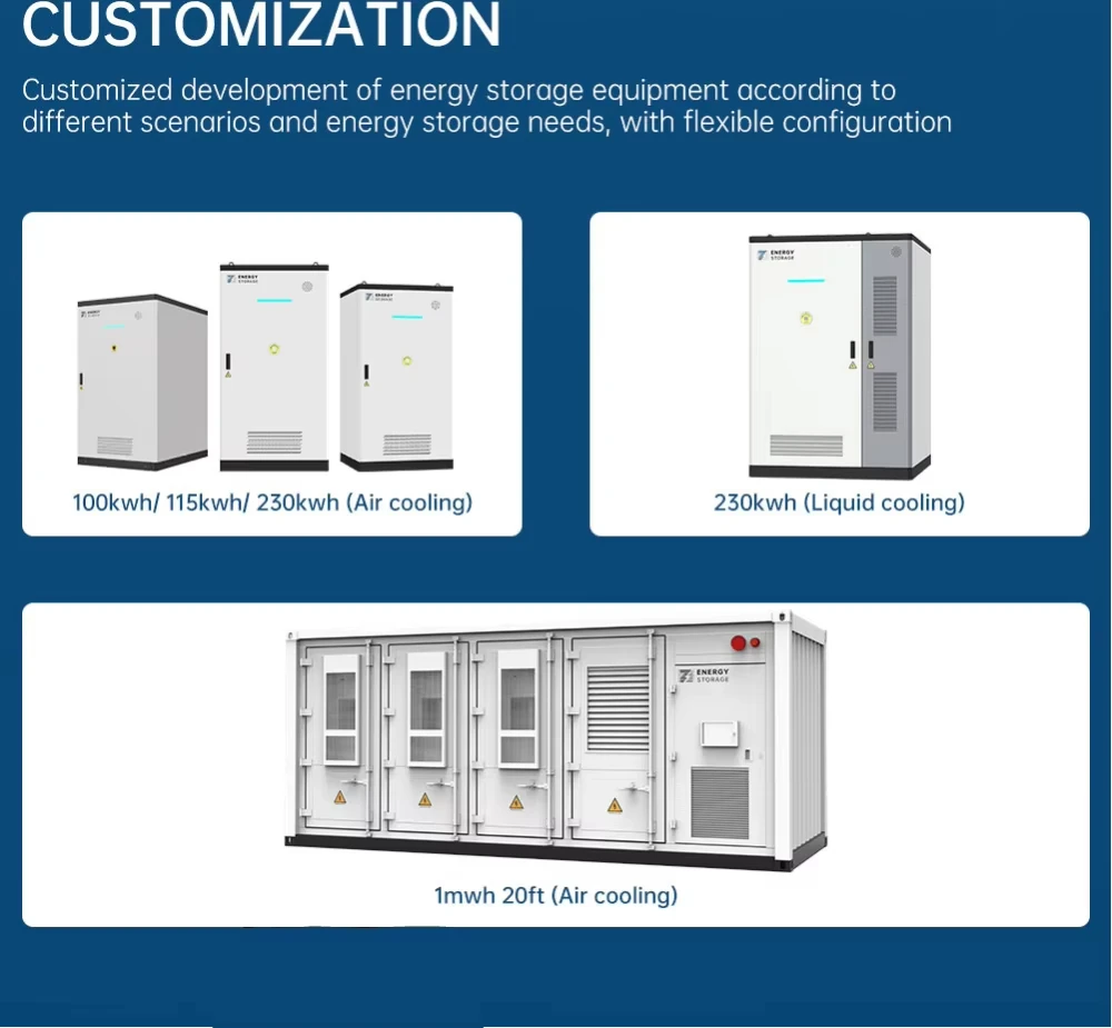 BENY 1Mwh Industrial Commercial Energy Storage Solar System Solution 20Ft Container Commercial With Air Cooling