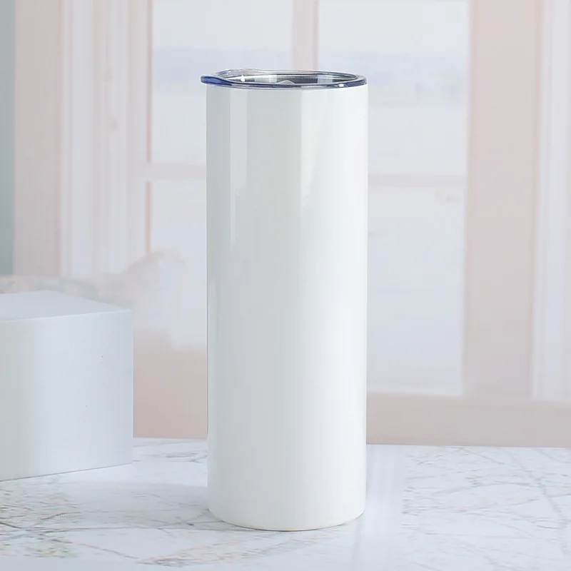 Hot Sale Thermal Sublimation Straight Body Thermos Thermal Transfer Coating Vacuum 3020 Slim Car Skinny Tumbler Menstrual Cup