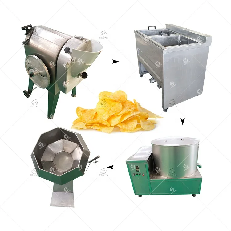 High quality semi automatic frozen French fries potato chips making processing machine