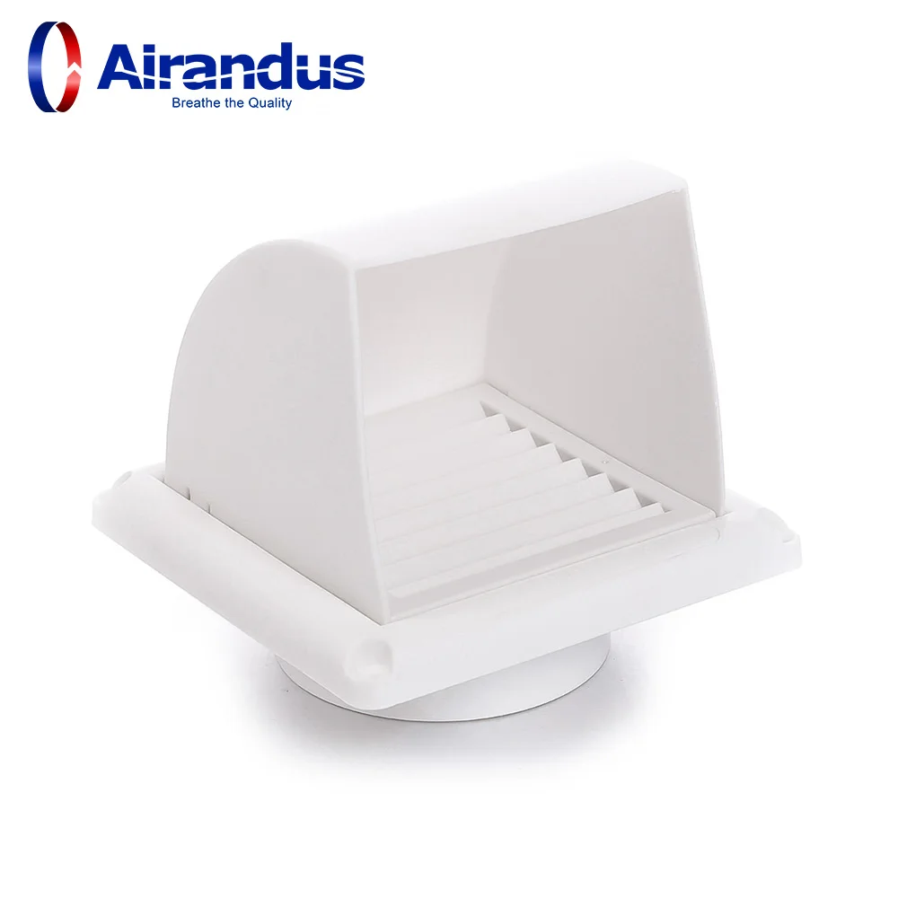 Factory price high quality  air conditioning waterproof outdoor plastic adjustable durable round louver vents for hvac