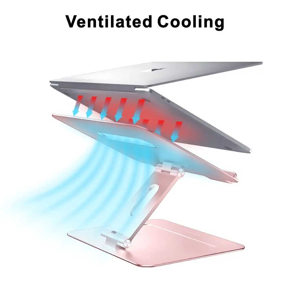 Aluminum Alloy PC Support Folding Computer Book Phone Magazine Laptop Stand For Macbook Laptops Foldable