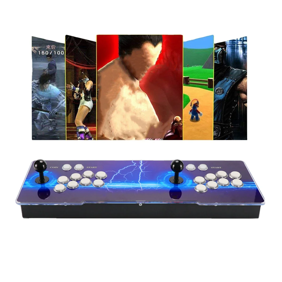 2022 new design pandora 3d box HD 6666 in 1 retro arcade gaming video pandora game consol WIFI download game