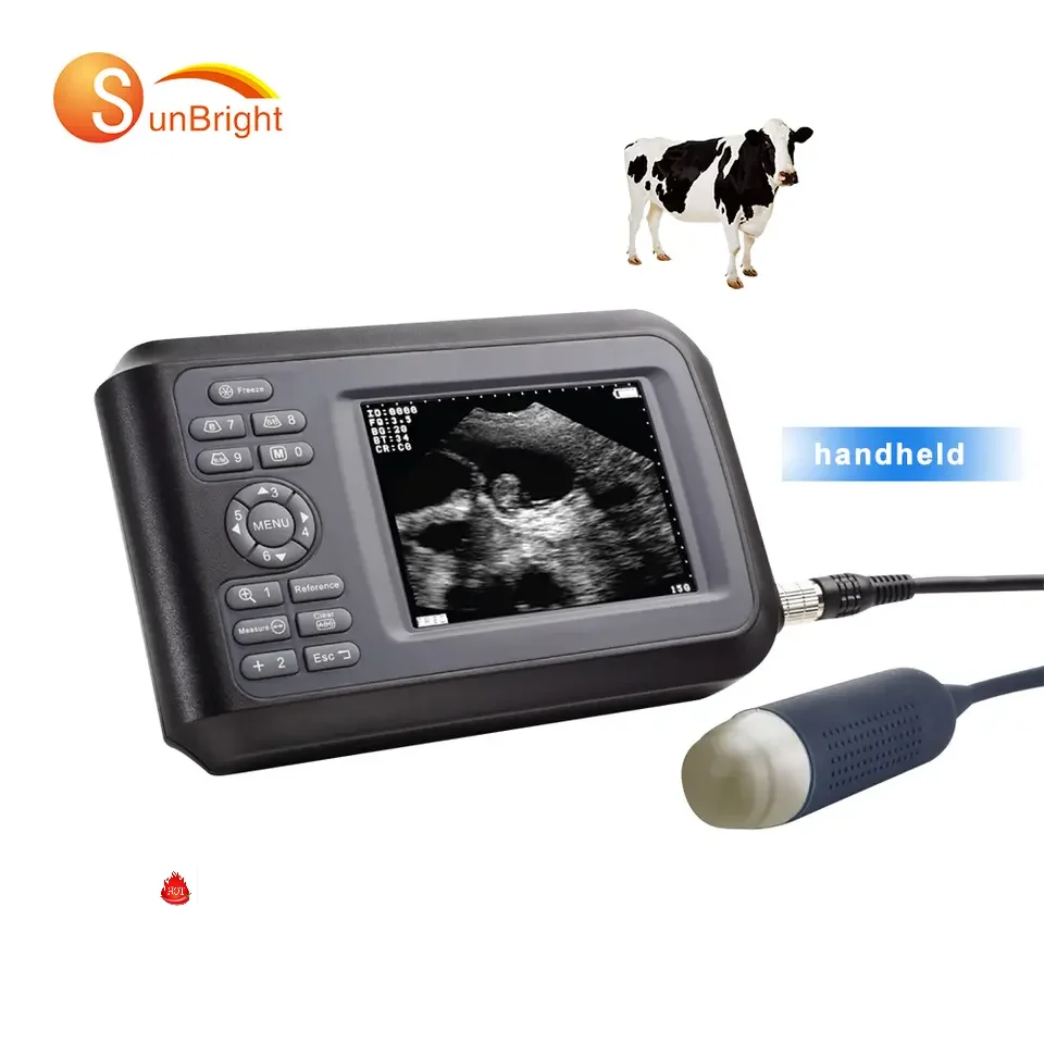SUN-807F digital medical vet ultrasound handheld portable veterinary ultrasound scanner machine