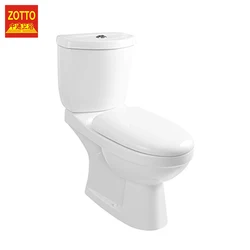Hot Item Middle East /Africa P-trap S-trap Floor Mounted Bathroom Ceramic Washdown Two Piece Toilet