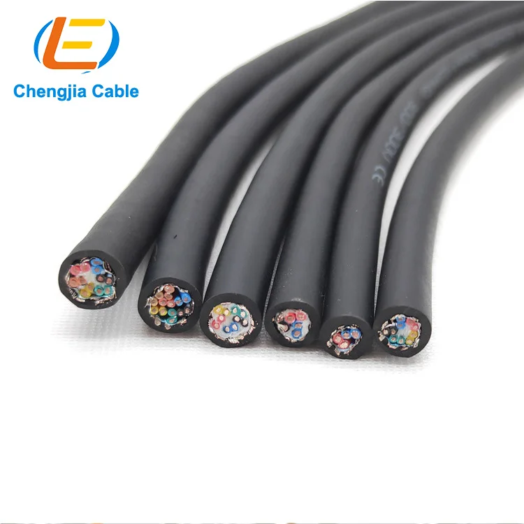 TPU Double Sheath Pair Twist Shielded Ultra Flexible Cable drag chain cable PUR TPE Twisted Multi Pair Shielded Signal Cable