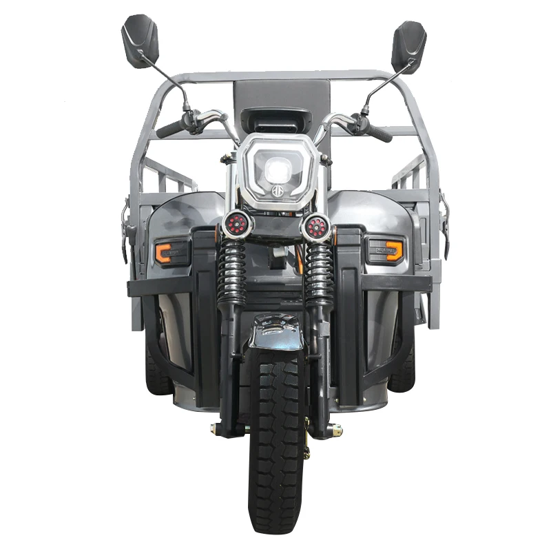 800w-1000w three-wheel electric vehicle factory pull cargo self-unloading open type carrying goods electric tricycle