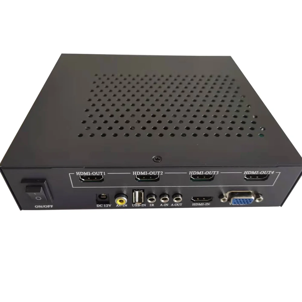 HD video wall controller 4 ports support to do 2x2 /2x1/1x2/1x3/3x1/1x4/41 video wall
