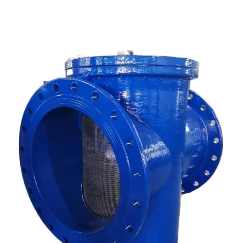 China Manufacturer Custom Size 2~24inches DN50 - DN600 Cast Iron Flanged T - type Basket Strainer