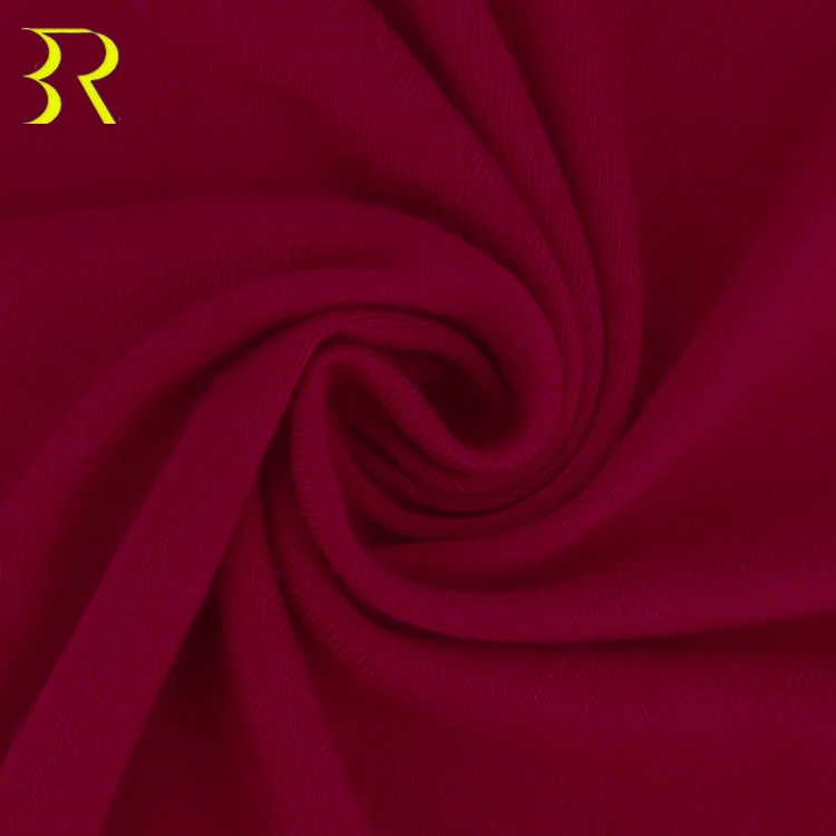High Quality Knitted 60S Jersey 93% Staple Cotton 7% Spandex Plain Swiss Voile Fabric for Garment