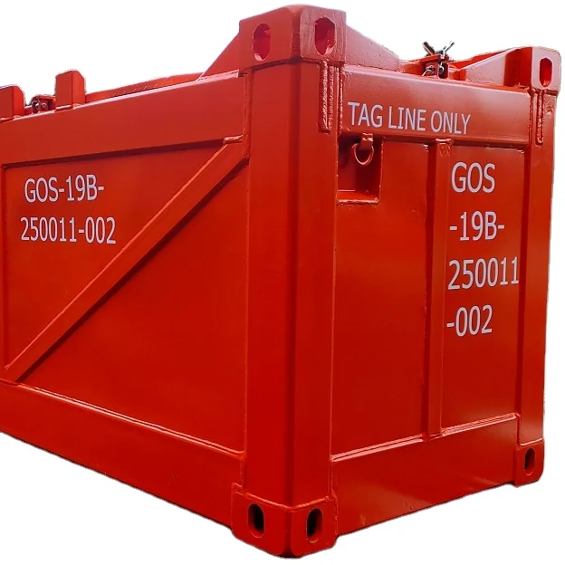 25ft DNV2.7-1 морских половинной высоты грузовой корзина