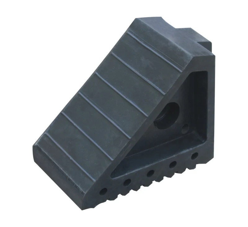 Heavy Duty Safety Wheel Wdge Wedges Parking Pu Plastic Rubber Wheel Chock For Car Truck Aircraft Rv Camper Trailer Garage