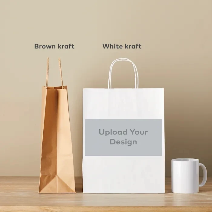 Newspaper Luxury Shopper High Quality Shopper Premium Small Personalised With Handle Paper Gift Bag