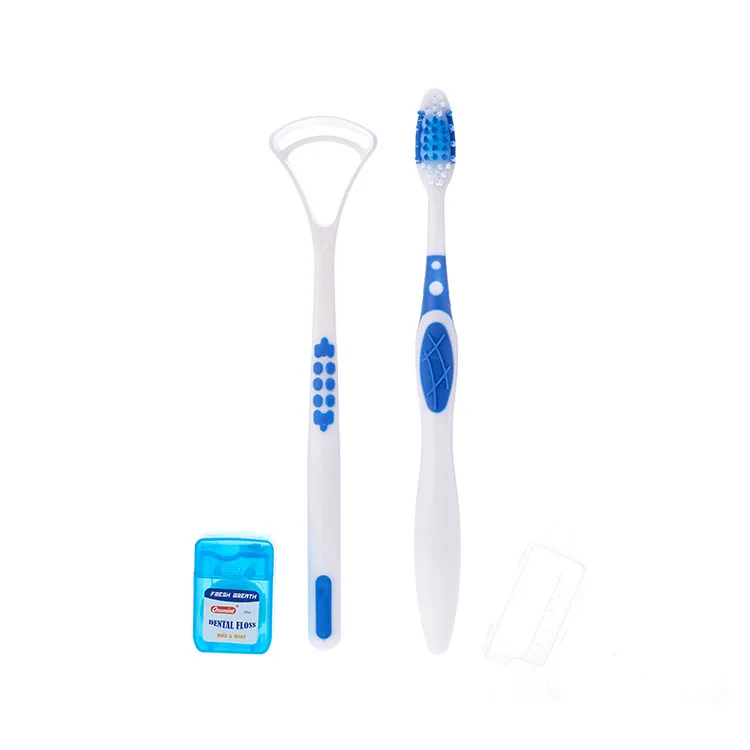 OEM Oral Hygiene Care Kit Includes Toothbrush and Dental Floss Private Label Packed in Boxes/Cartons