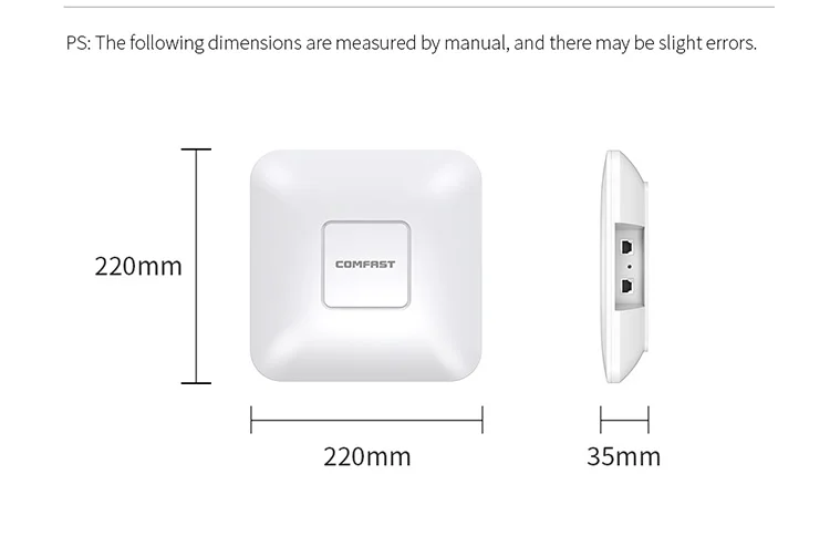 COMFAST CF-E390AX 1800 Мбит/с Wi-Fi точка доступа POE поставка WIFI6 беспроводной высокой мощности
