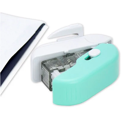 High Quality SS-3N1 Model Portable Mini Multifunction Exquisite Hand stapler Custom Picture Jumbo Round Manual 4 Sheets