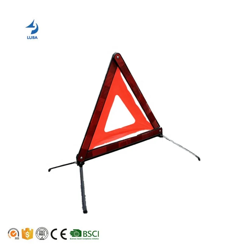 Hot Sale Reflector Car Reflector Triangle Road Traffic Vehicular Tripod Emergency Safety Warning Triangles