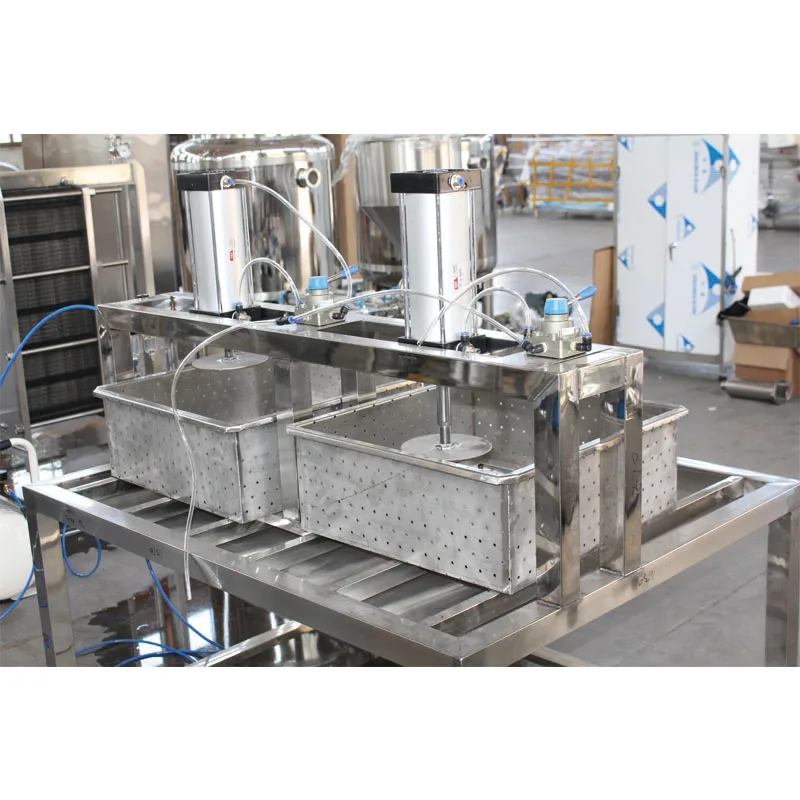 Small pasteurized milk and cheese processing line