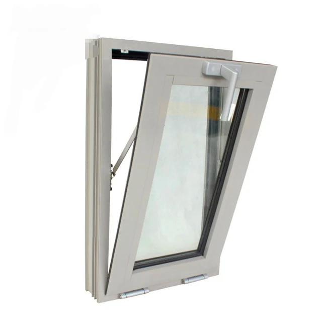 Thermal Break Soundproof Waterproof Powder Coating Aluminum Tilt Turn Window Grill Design Casement Metal Windows Price