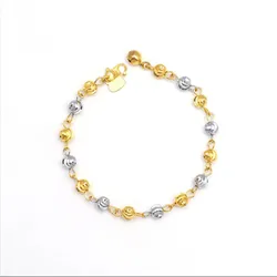 wholesale european cheap 18k yellow gold fashion bracelets