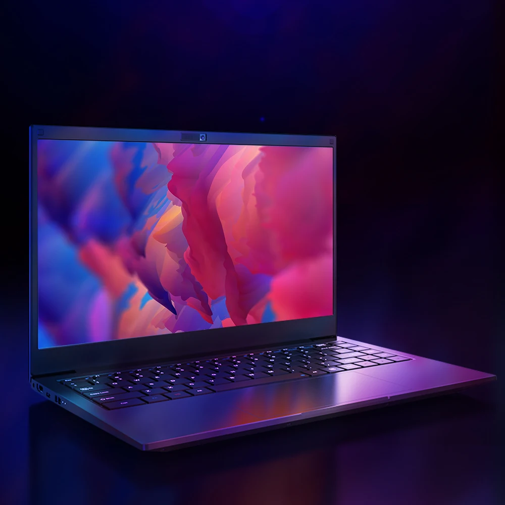 High end commercial use 14 inch narrow bezel plastic clamshell laptop notebook computer original intel core i5 i7