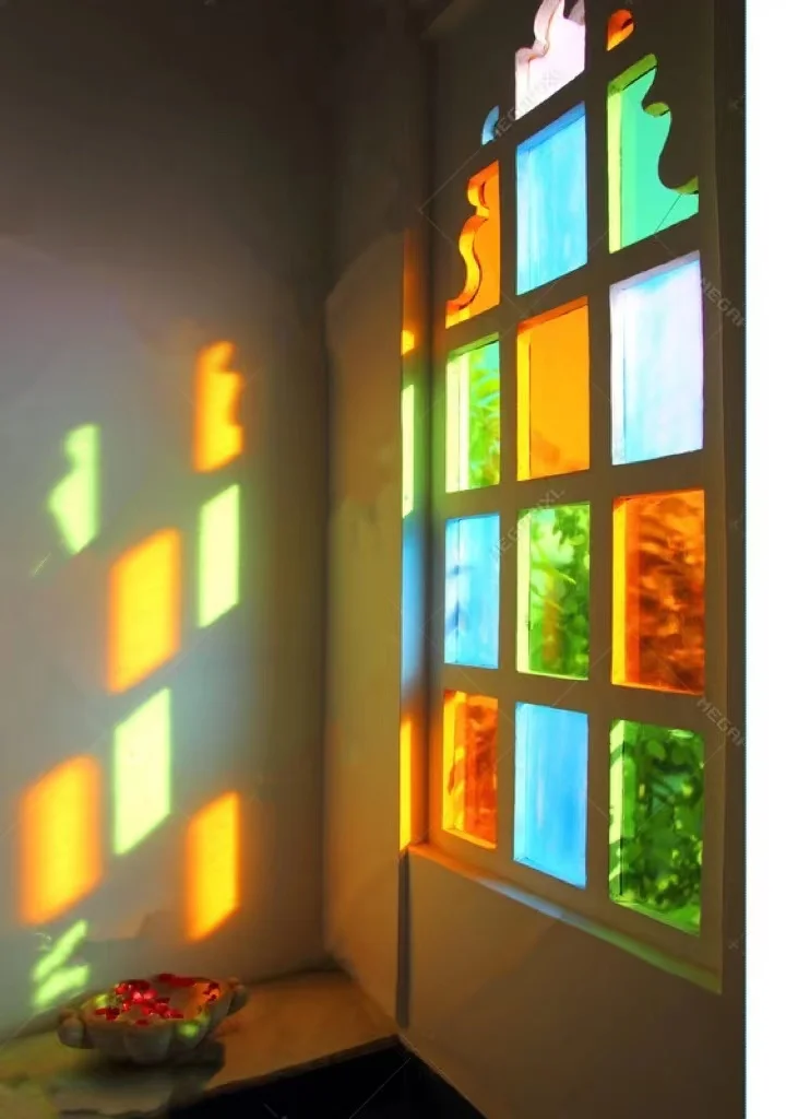 China Factory Fast Delivery Color Tinted Stained Glass Sheet For Church Stained Glass Window