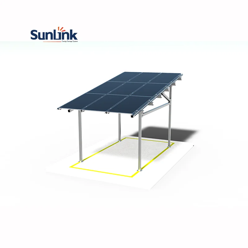 CM-29 Sunlink Home Use Solar Carport System Hot Sale Waterproof Steel Solar Carport Solar Steel Carport Mounting