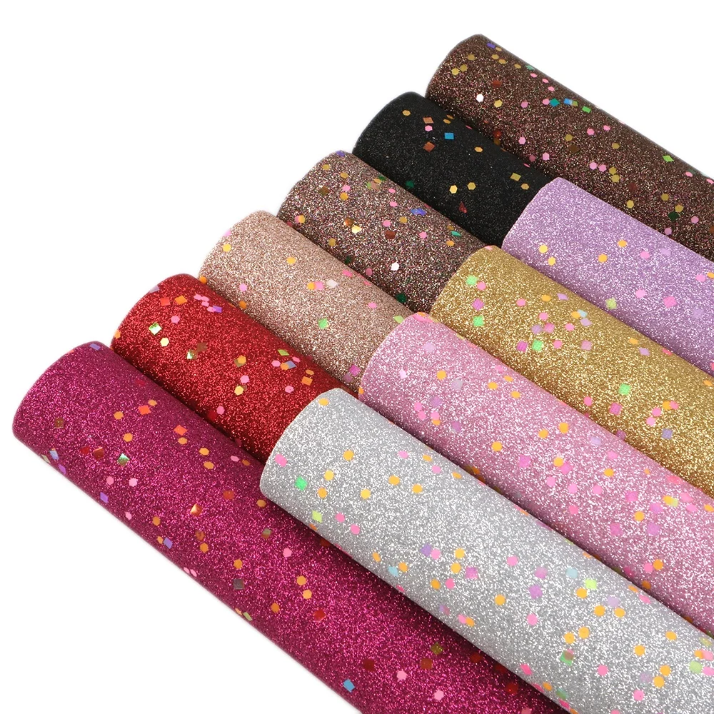 Однотонные большие блестки тонкие блестящие тканевые листы для бантов волос украшение поделок «сделай сам»