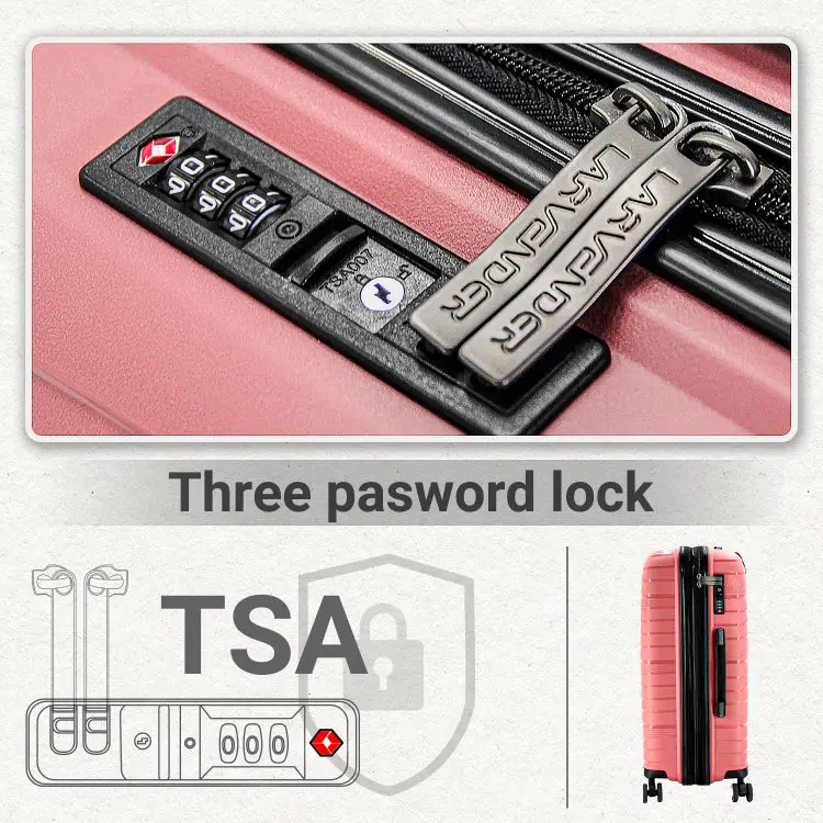 Zipper Suitcase Set 4pcs Sets Luggage