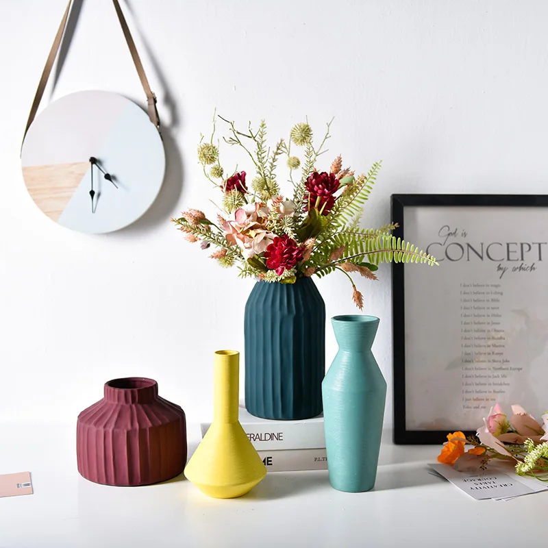  Лидер продаж аксессуары для домашнего декора керамические вазы Morandi Nordic украшения дома отеля и