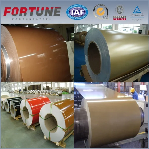 
Steel Sheet Coils (PPGI) ASTM A792 CQAX150 (AZM 150) RAL Color Coated Paint Regular Polyester 25/5 micron (epoxyu) 