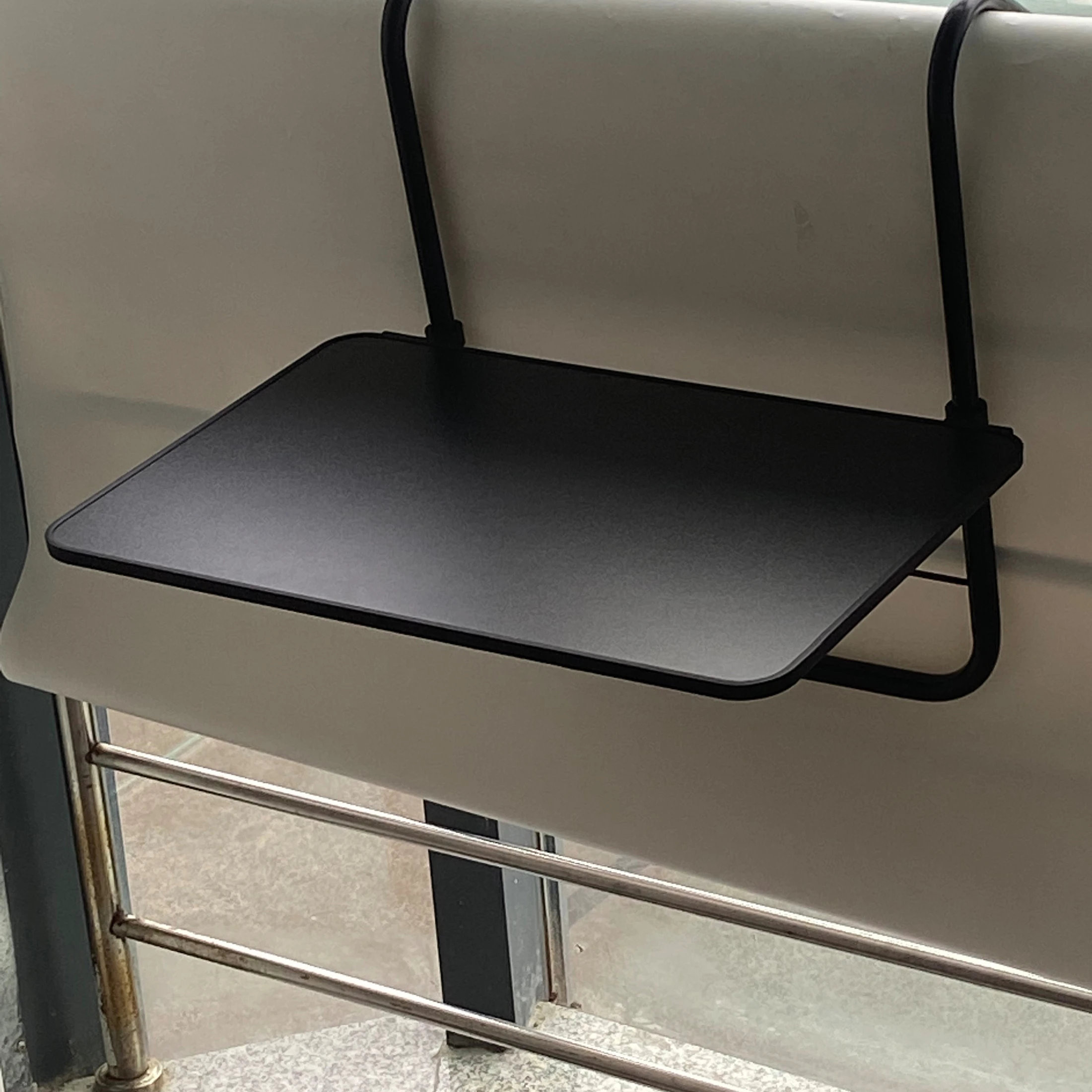 Folded and height adjustable Balcony Hanging Table