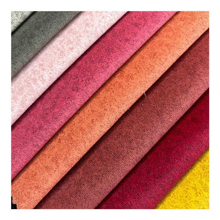 Custombright Polyester Rainbow Color Velvet Printed Luxury Velvet Upholstery Fabric Protea Velvet Fabric For Sofa