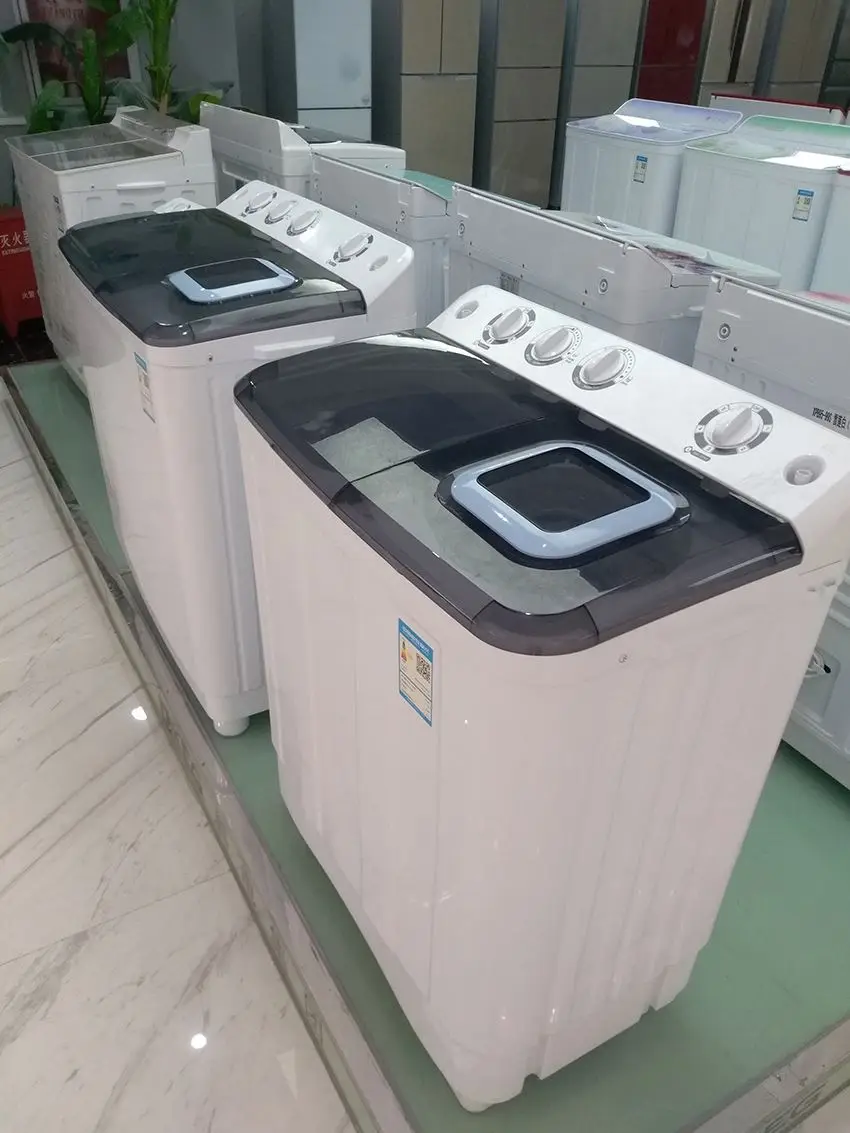 7KG OEM/ODM Easy Operation Laundry Washer Twintub Washing Machine