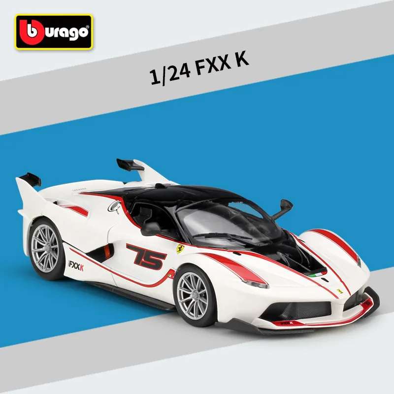 Bburago 1:24 Ferrar FXXK имитация легкосплавной модели автомобиля готовая литая под давлением игрушечная техника