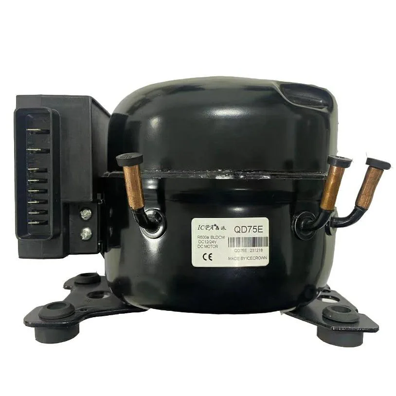 QD75E Compressor  DC12-24V For Solar DC Refrigerator Fridge Freezer