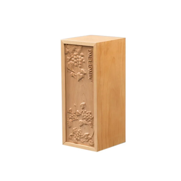 OEM Роскошная скульптурная коробка деревянная подарочная упаковочная коробка