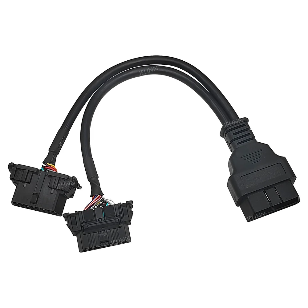 OBD 2 OBD2 Splitter Y Cable for Kia Hyundai Dodge Jeep Chrysler Nissan Toyota Mitsubishi Suzuki Lexus Infiniti Tata Land Rover