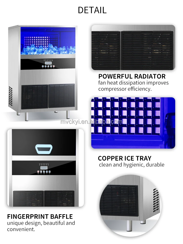Mvckyi commercial ice cube maker ice maker machine automatic ice machines for hotel use