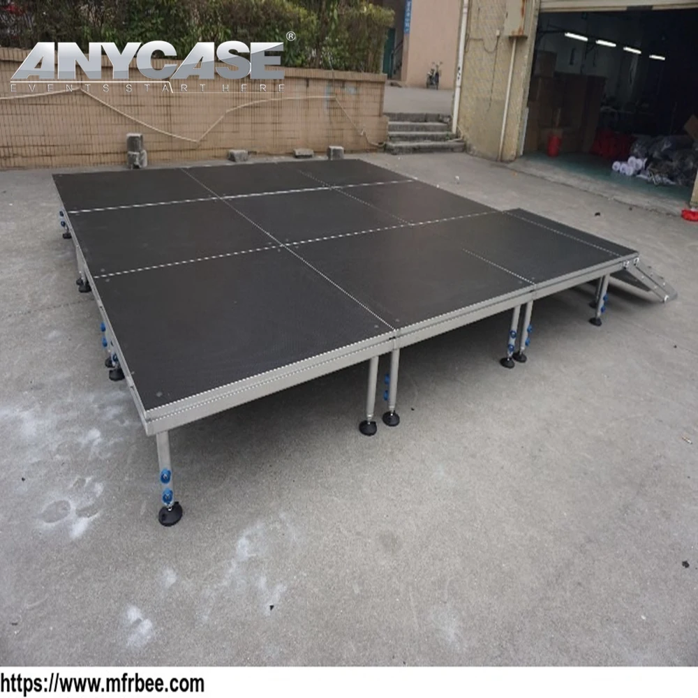 New Year TUV certificated 1.22x1.22m Easy Install CE certificate ANYCASE aluminum stage