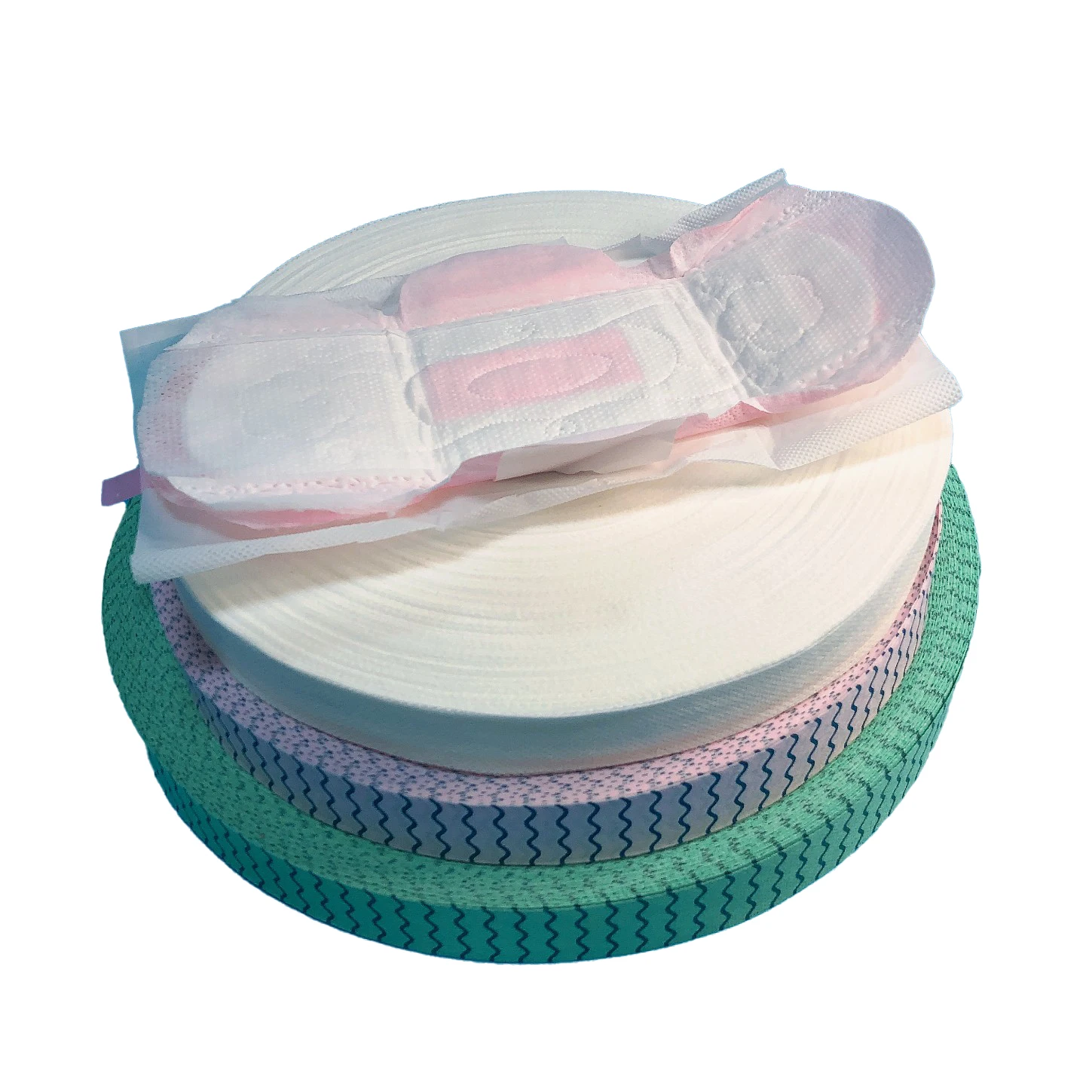 Different Quality Function Anion Chip Strip For Sanitary Napkin Ladies Pad Raw Materials  nano silver chip