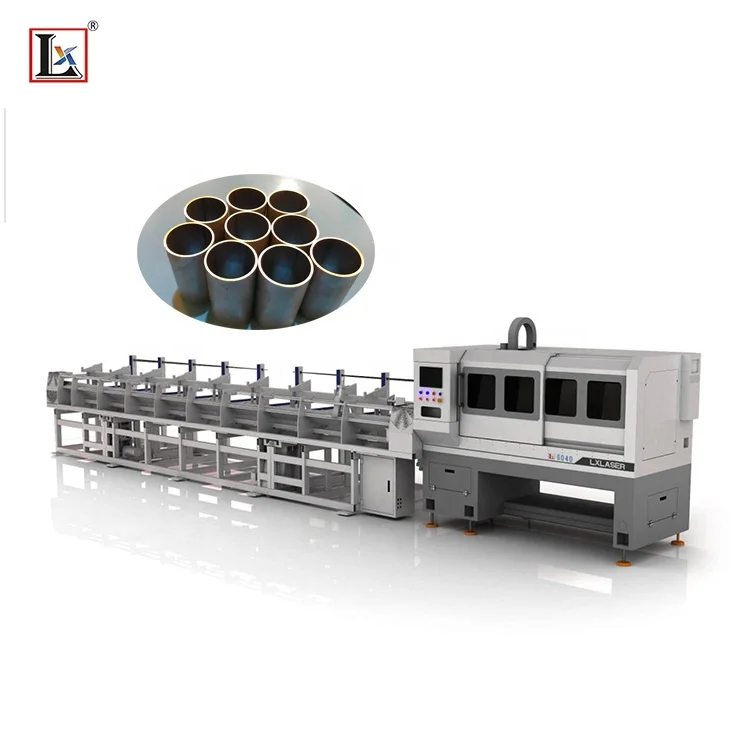 Auto round tube laser cutting machine for auto parts