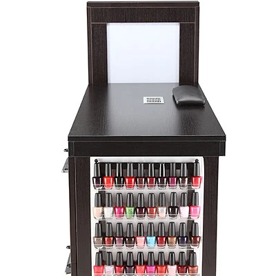 High Quality Beauty Salon Best Selling Portable Nail Table Salon Manicure with nail gel stand