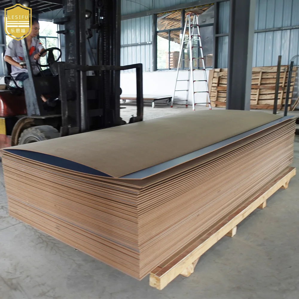Lesifu cheapest 18mm E1 E2 E0 grade glue Melamine MDF Board