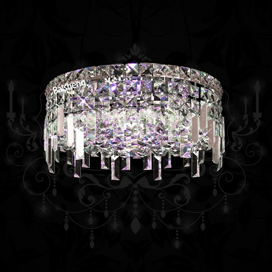 
square rectangle round crystal chandelier modern ceiling light for home house bedroom living room live casa restaurant luxury 